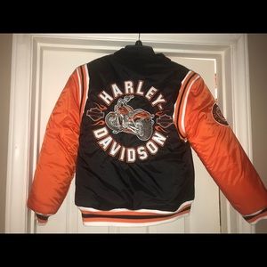 Kids Harley Davidson reversible coat